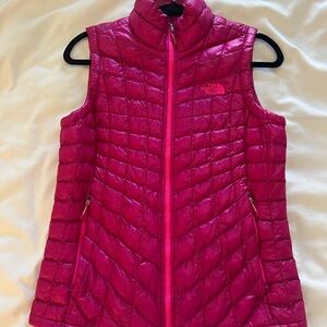 The North Face Women's Pink Puffer Vest